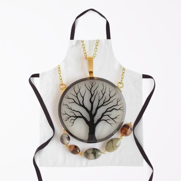 Item preview, Minimalist Gold Tree of Life Necklace Design designed and sold by MFMart.