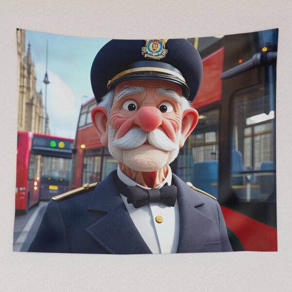 Item preview, Old Fart as a London bus conductor designed and sold by Colin Bentham.
