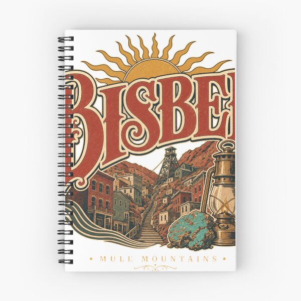 Item preview, Bisbee Arizona Vintage Hand Lettered Travel Emblem designed and sold by VisualArtsOasis.