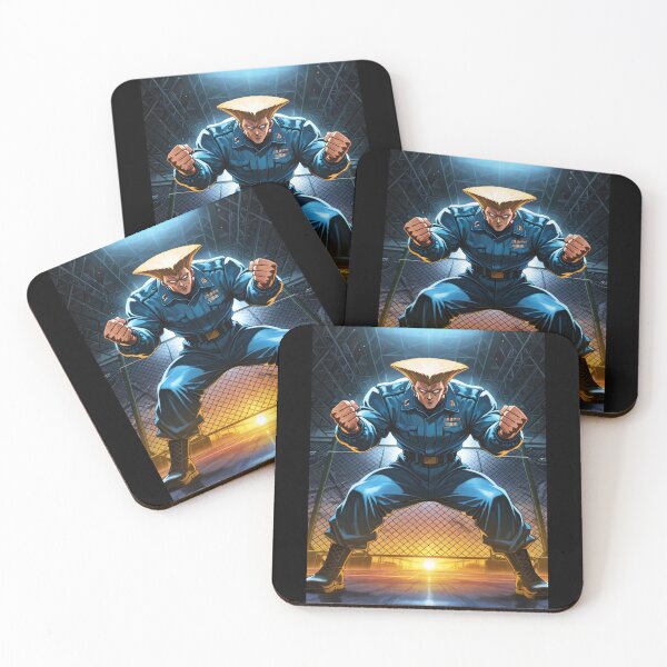 Item preview, Video Games - Stylized Street Fighter Character, Dynamic Combat Pose in Arena designed and sold by Zone--Gaming.