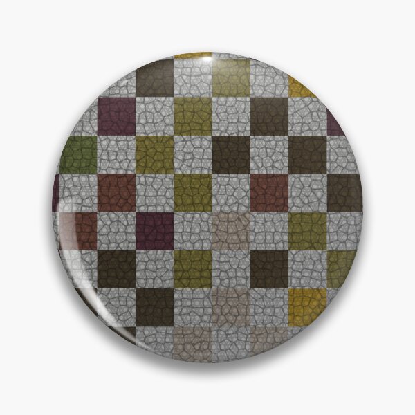 Item preview, Abstract Cracked Tile Mosaic Artwork Olive & Ochre Mosaic designed and sold by TexSta.
