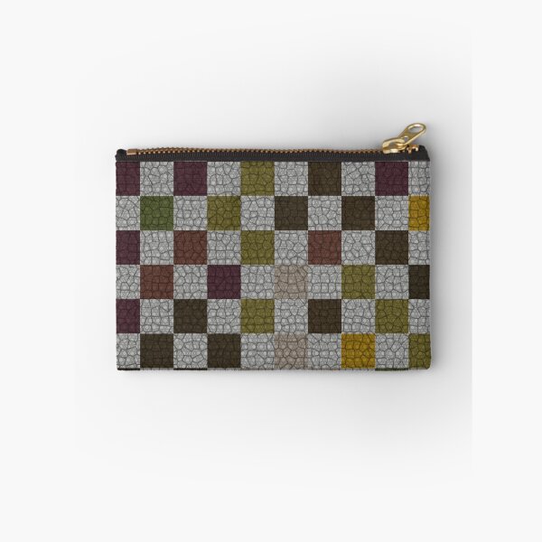 Item preview, Abstract Cracked Tile Mosaic Artwork Olive & Ochre Mosaic designed and sold by TexSta.