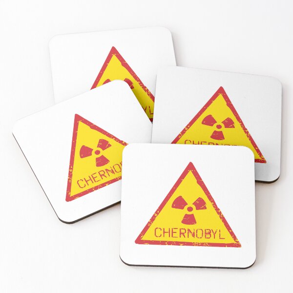 Item preview, Chernobyl Radiation Warning Sign Vintage Grunge Sticker designed and sold by VectorForge Studio.