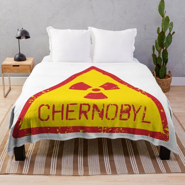 Item preview, Chernobyl Radiation Warning Sign Vintage Grunge Sticker designed and sold by VectorForge Studio.