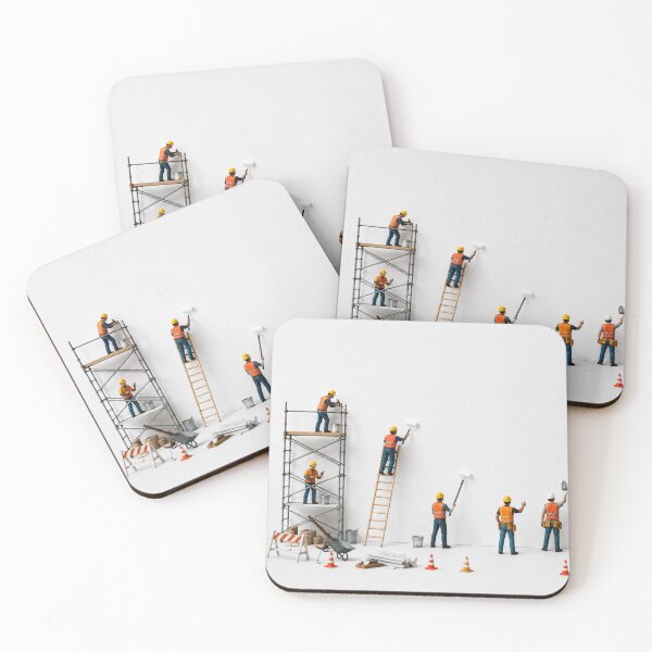 Item preview, Tiny Construction Crew | Optical Illusion Worksite designed and sold by GSizzle1.