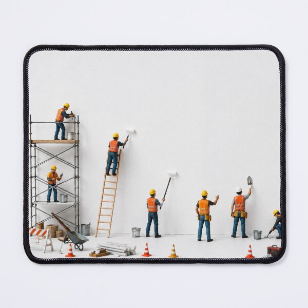 Item preview, Tiny Construction Crew | Optical Illusion Worksite designed and sold by GSizzle1.