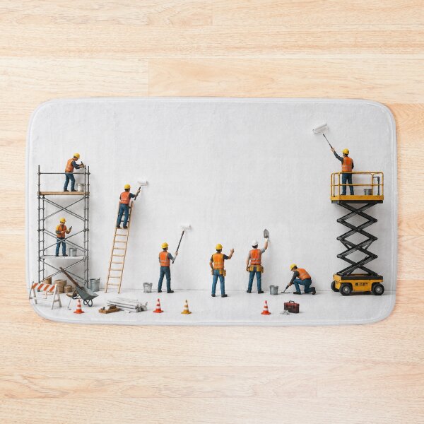 Item preview, Tiny Construction Crew | Optical Illusion Worksite designed and sold by GSizzle1.