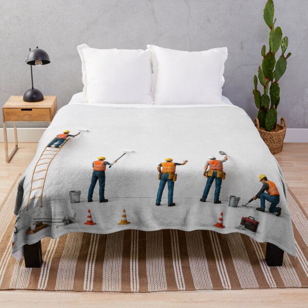 Item preview, Tiny Construction Crew | Optical Illusion Worksite designed and sold by GSizzle1.