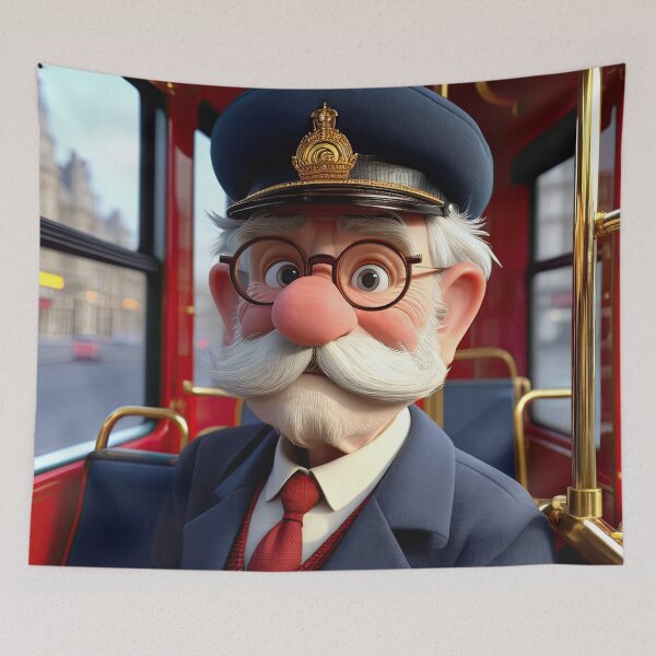 Item preview, Old Fart as a London bus conductor designed and sold by Colin Bentham.