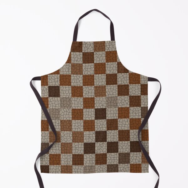 Item preview, Abstract Cracked Tile Mosaic Artwork Rust Brown Mosaic designed and sold by TexSta.