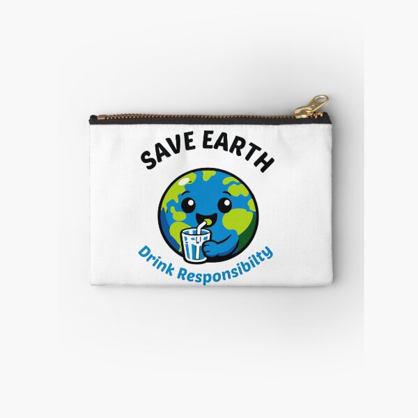 Item preview, Save Earth Drink Responsibly Eco Design designed and sold by Nuvoro Eco Awareness.