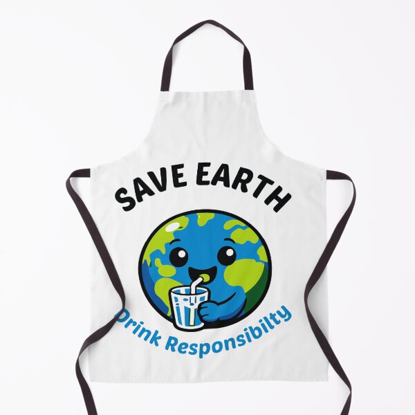 Item preview, Save Earth Drink Responsibly Eco Design designed and sold by Nuvoro Eco Awareness.