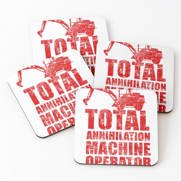 Item preview, Total annihilation machine operator - a gift for an excavator operator designed and sold by chaaval.