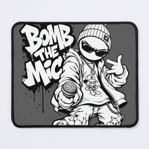Item preview, mic bomber designed and sold by aliraweb.
