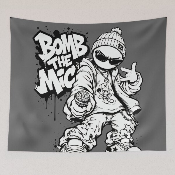 Item preview, mic bomber designed and sold by aliraweb.