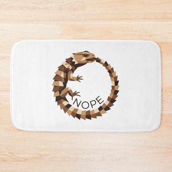 Item preview, Nope Meme Minimalist Armadillo Girdled Lizard Ouroboros designed and sold by Arc2020.