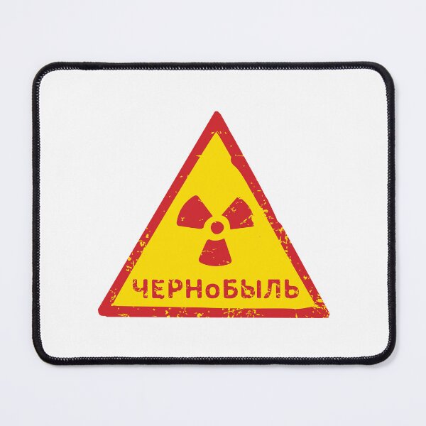 Item preview, Chernobyl Radiation Warning Sign Vintage Grunge Sticker designed and sold by VectorForge Studio.