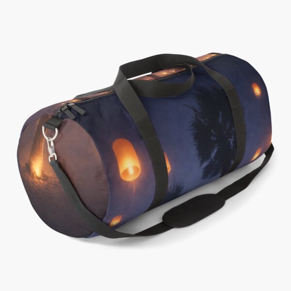 Item preview, Sky Lanterns Through the Mist – Fantasy Beach Palms designed and sold by Kimberly Palmer.