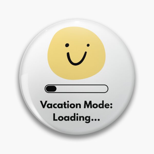 Item preview, Vacation Mode: Loading... | Funny Minimalist T-Shirt & Sticker Design designed and sold by DonGeneral.