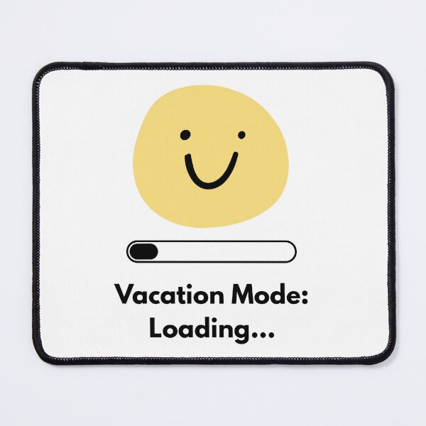 Item preview, Vacation Mode: Loading... | Funny Minimalist T-Shirt & Sticker Design designed and sold by DonGeneral.