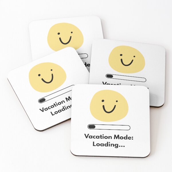 Item preview, Vacation Mode: Loading... | Funny Minimalist T-Shirt & Sticker Design designed and sold by DonGeneral.