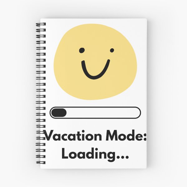 Item preview, Vacation Mode: Loading... | Funny Minimalist T-Shirt & Sticker Design designed and sold by DonGeneral.