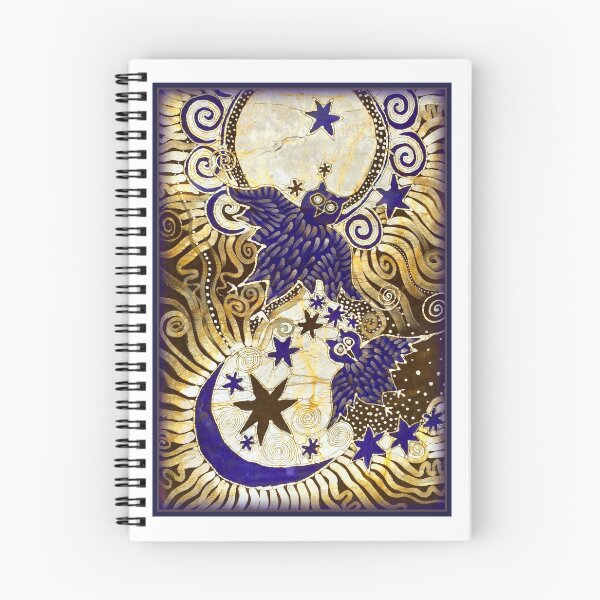 Item preview, Owl Sun and Moon designed and sold by batikwalla.