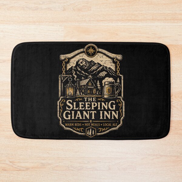 Item preview, The Sleeping Giant Inn Travelers Emblem designed and sold by agearb.