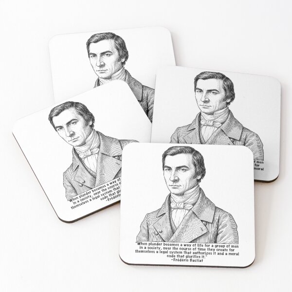 Item preview, Frédéric Bastiat - "When plunder becomes a way of life..." designed and sold by Deviant Logic Design.