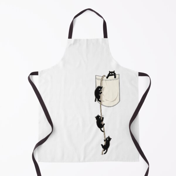 Item preview, Climbing Pocket Cats | Cute Black Cat Pocket Graphic designed and sold by Wilcox PhotoArt.
