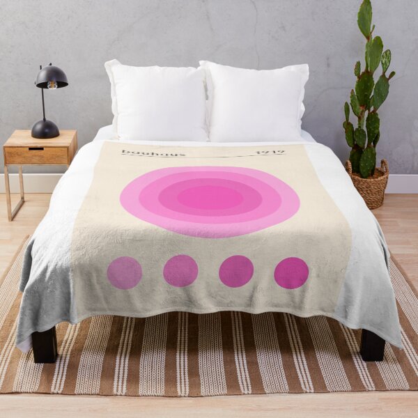 Item preview, Bauhaus 1919 Pink Circles | Minimalist Geometric Abstract Poster designed and sold by kahaMWirless.