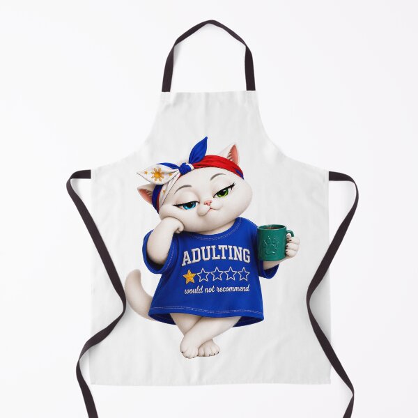Item preview, Adulting not recommended cat designed and sold by SHARAMDARA.