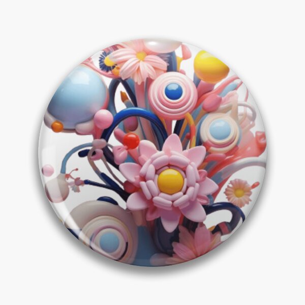 Item preview, 3D Pastel Floral Vase designed and sold by ArhaanFashions.