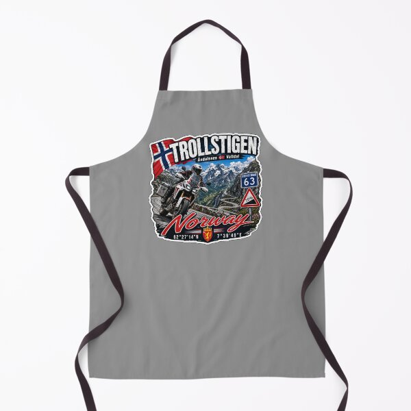 Item preview, Trollstigen The Troll Road Norway Sticker TShirt 04 designed and sold by OuterShellUK.