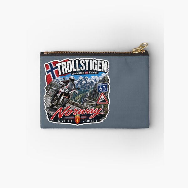 Item preview, Trollstigen The Troll Road Norway Sticker TShirt 04 designed and sold by OuterShellUK.