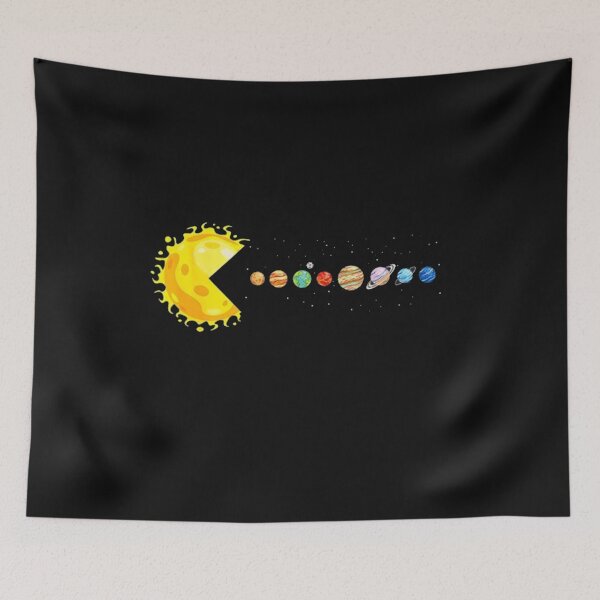 Item preview, Funny Solar System Pac-Man Sun Eating Planets designed and sold by Gbriel3.