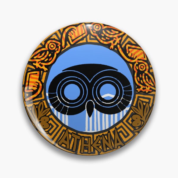 Item preview, Athena Owl Mask Symbol designed and sold by Ambrosia Artwork .