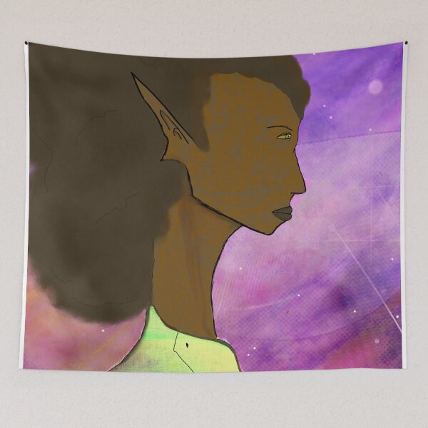 Item preview, "Afro Cosmos: A Cosmic Portrait of Black Excellence" designed and sold by Spaceart9.