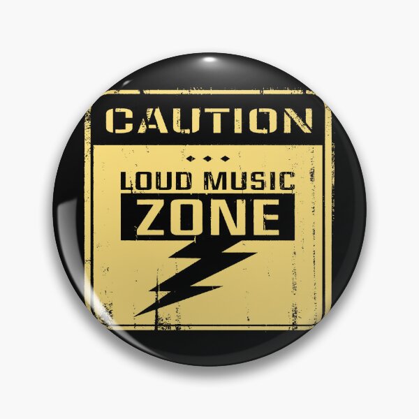 Item preview, Caution! Loud Music Zone designed and sold by weirdove.