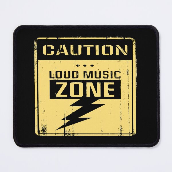 Item preview, Caution! Loud Music Zone designed and sold by weirdove.