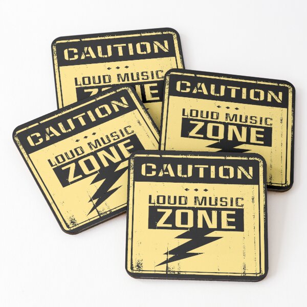 Item preview, Caution! Loud Music Zone designed and sold by weirdove.