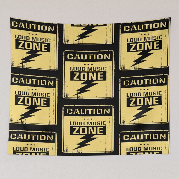 Item preview, Caution! Loud Music Zone designed and sold by weirdove.