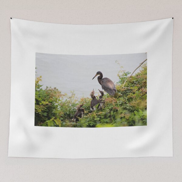 Item preview, Heron with Nesting Chicks designed and sold by Cynthia48.
