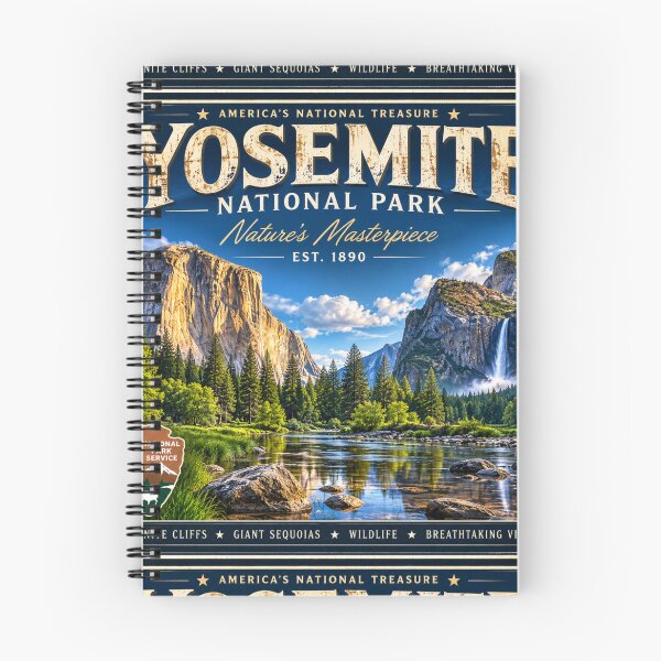 Item preview, Cartel de viaje antiguo del Parque Nacional Yosemite designed and sold by SlanPOD.