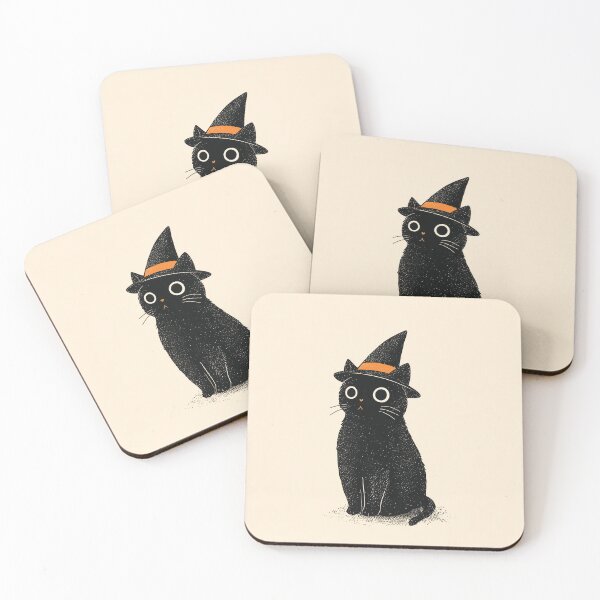 Item preview, Witchy Black Cat Spooky Season Cute Halloween Art designed and sold by oneofthesedayys.