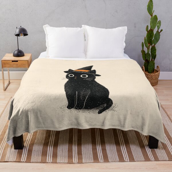 Item preview, Witchy Black Cat Spooky Season Cute Halloween Art designed and sold by oneofthesedayys.