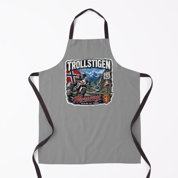 Item preview, Trollstigen The Troll Road Norway Sticker TShirt 05 designed and sold by OuterShellUK.