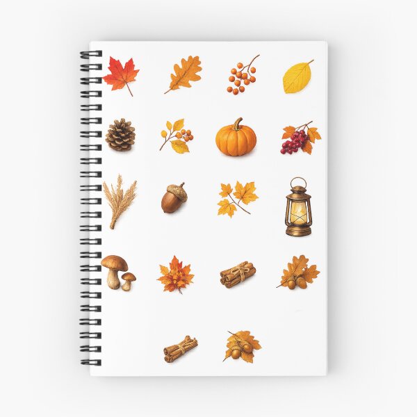 Item preview, Cozy Autumn Leaves Pumpkin Acorn Vintage Fall Season Aesthetic designed and sold by Rehnair.