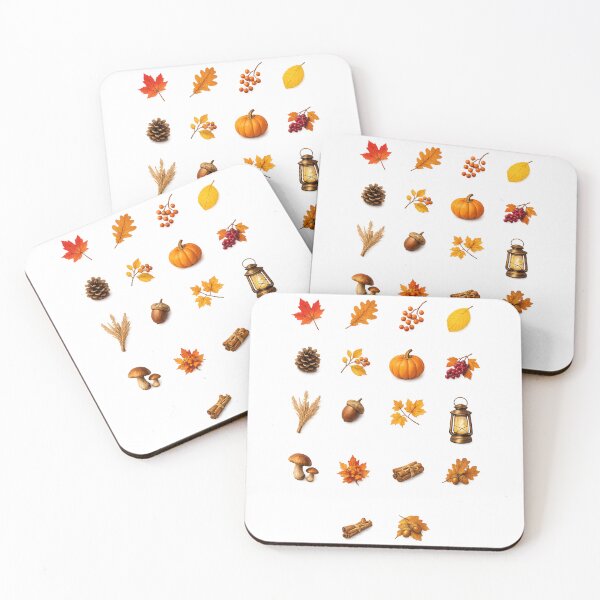 Item preview, Cozy Autumn Leaves Pumpkin Acorn Vintage Fall Season Aesthetic designed and sold by Rehnair.