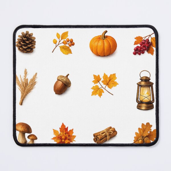 Item preview, Cozy Autumn Leaves Pumpkin Acorn Vintage Fall Season Aesthetic designed and sold by Rehnair.